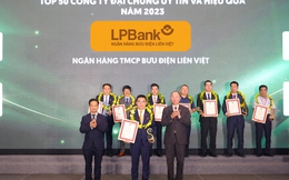 LPBank được vinh danh Top 50 Công ty Đại chúng uy tín và hiệu quả năm 2023