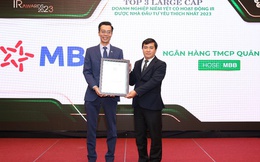 MB tiếp tục vào Top 3 doanh nghiệp được nhà đầu tư yêu thích nhất