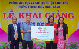 CHIN-SU trao &quot;Một triệu bữa cơm có thịt&quot; tiếp sức giấc mơ con chữ cho học trò vùng cao
