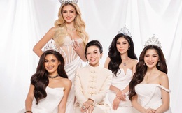 Top 4 Miss Earth 2023 hoá “Nữ thần” với trang sức ngọc trai Long Beach Pearl