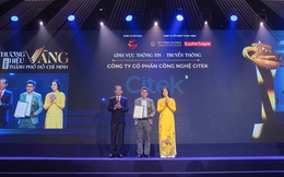 Citek nhận danh hiệu Thương hiệu Vàng TP.HCM 2023