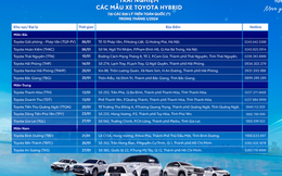 Cơ hội tham dự sự kiện trải nghiệm các mẫu xe Toyota Hybrid trong tháng 1/2024