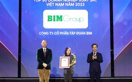 BIM Group vững vàng trong Top 50 Doanh nghiệp xuất sắc nhất Việt Nam