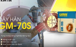 Kim Tín ra mắt dây hàn GM-70S rulo thép cho ngành đóng tàu Việt Nam