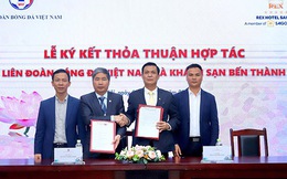 Lễ ký kết thỏa thuận hợp tác giữa Liên Đoàn Bóng Đá Việt Nam và khách sạn Rex Sài Gòn