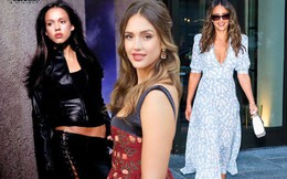 &quot;Thiên thần bóng tối&quot; Jessica Alba: 43 tuổi vẫn đẹp ngọt ngào, thời trang cũng siêu cuốn hút