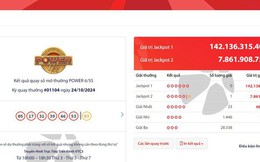 Jackpot 1 của Power 6/55 tiếp tục hướng tới cột mốc 150 tỷ đồng