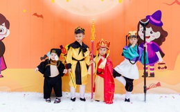 4 anh em hoá trang nhân vật Tây Du Ký đại náo Halloween: Nhìn cách trường lên concept trang trí thích mê!