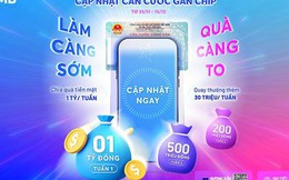 MB chi gần 2 tỷ đồng tặng khách hàng cập nhật căn cước thành công trên App MBBank