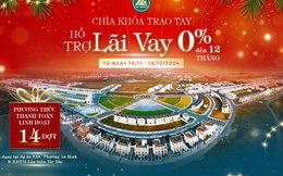 Chìa khóa trao tay, hỗ trợ lãi vay 0% đến 12 tháng