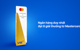 VIB là ngân hàng số 1 về chi tiêu thẻ Mastercard trong năm 2024