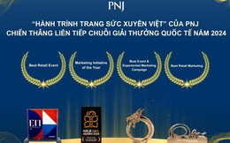 “Hành trình Trang sức xuyên Việt PNJ” liên tiếp thắng giải thưởng quốc tế