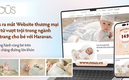 Website thời trang cho bé vừa được Nous ra mắt với Haravan