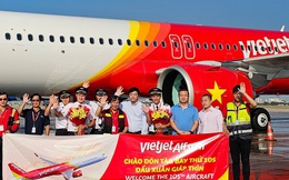 Vietjet tiếp tục nhận tàu bay ngày đầu năm mới