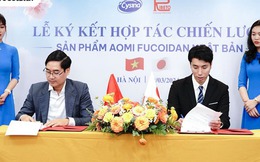 Cysina và Ribeto Shoji bắt tay hợp tác đưa Aomi Fucoidan Nhật Bản đến Việt Nam