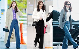 Thời trang sân bay đơn giản mà sành điệu xuất sắc của Yoona ở tuổi 34