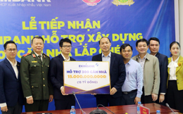 Eximbank trao tặng nhà lắp ghép cho hộ nghèo huyện biên giới Kỳ Sơn