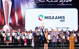 MISA AMIS HRM xếp hạng 5 sao trong lĩnh vực Quản trị Nhân lực tại Sao Khuê 2024