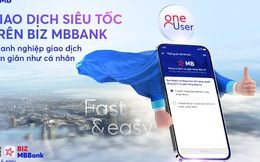 MB ra mắt ngân hàng điện tử one user cho doanh nghiệp siêu nhỏ
