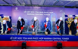 Masterise Homes chính thức cất nóc tòa tháp thương mại Marina Central Tower