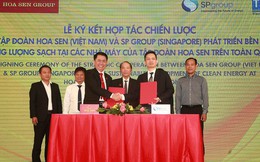 Tập đoàn Hoa Sen và SP Group ký kết hợp tác chiến lược phát triển năng lượng sạch