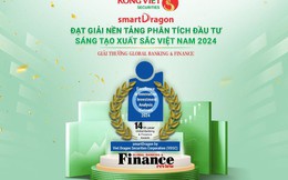 Rồng Việt đạt giải Nền tảng phân tích đầu tư sáng tạo xuất sắc cho smartDragon