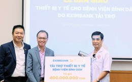 Eximbank trao tặng thiết bị y tế trị giá 400 triệu đồng cho Bệnh viện Bình Dân