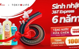 J&T Express gia tăng quyền lợi cho khách hàng mừng sinh nhật 6 năm