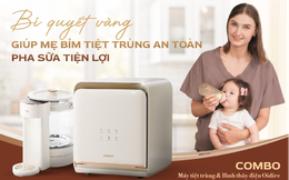 Combo máy tiệt trùng & bình thủy điện OIDIRE: Tiệt trùng an toàn, pha sữa tiện lợi 