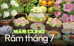 Cúng Rằm tháng 7 dùng cỗ chay hay cỗ mặn? Cúng vào thời điểm nào mới đúng?