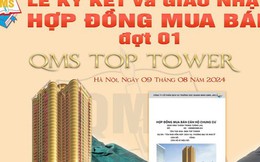 Chung cư QMS trên đường Tố Hữu giao nhận hợp đồng mua bán đợt 1