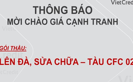   VietCredit thông báo mời chào giá cạnh tranh