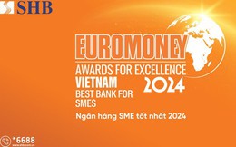 SHB được Euromoney vinh danh là “Ngân hàng SMEs tốt nhất Việt Nam”