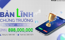 Chứng khoán KIS trao thưởng gần 1 tỷ đồng với cuộc thi “Bản lĩnh Chứng trường”