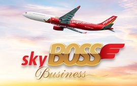 Hạng vé Skyboss Business - Cảm hứng trên những chuyến bay cùng đặc quyền riêng của Người dẫn đầu