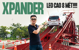 Xpander leo dốc cao như toà nhà 3 tầng và loạt bài thử ép xe Mitsubishi ra 'chất' tại Hà Nội