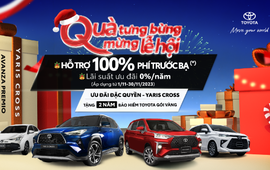 Toyota Việt Nam tung ưu đãi khủng cho "bộ tứ" Vios, Veloz Cross, Avanza Premio và Yaris Cross


