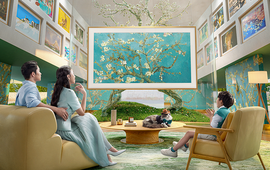 TV The Frame 2024 mang dòng chảy nghệ thuật vào nhà, thiên biến vạn hóa với kho tranh đặc sắc miễn phí mỗi tháng