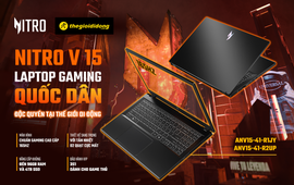 Acer Nitro V 15 AMD: Gaming cốt lõi, hiệu năng bứt phá, nâng cấp cực khủng