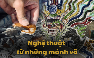 Nghề khảm sành sứ - Nghệ thuật từ mảnh vỡ ghi dấu ấn trường tồn lên những công trình trăm tuổi đặc trưng xứ Huế