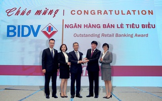 BIDV nhận cú đúp Giải thưởng Ngân kqbd kèo nhà cái 5 Việt Nam tiêu biểu