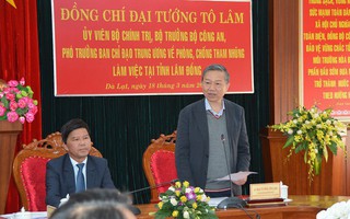Đại tướng Tô Lâm làm kqbd kèo nhà cái 5 với Tỉnh ủy Lâm Đồng về công tác phòng, chống tham nhũng