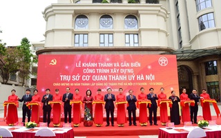 Khánh thành và gắn biển công trình trụ sở cơ quan Thành ủy Hà xem trực tiếp bóng đá kèo nhà cái