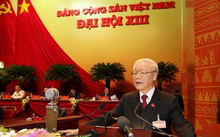 Toàn cảnh lễ khai mạc trọkeo nha cai 5 thể Đại hội đại biểu toàn quốc lần thứ XIII của Đảkeo nha cai 5 