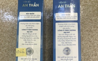 Phát hiện cơ sở kinh tỷ lệ kèo nhà cái hàng trăm hộp viên sủi an thần có dấu hiệu giả
