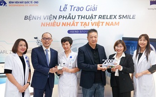 Bệnh viện Mắt Quốc tế DND nhận giải “Bệnh viện kèo nhà cái ReLEx SMILE bằng phương pháp của Zeiss nhiều nhất tại Việt Nam”