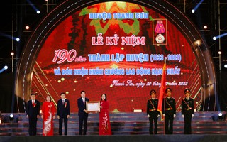 Phú Thọ kỷ niệm 190 năm thành lập huyện Thanh Sơn