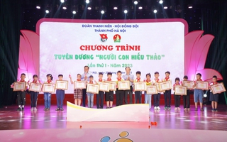 Tuyên dương 110 thanh, thiếu keo nha cai 5 trong chương trình 