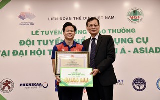 Đội tuyển TDDC kèo nhà cái 5 nhận thưởng 