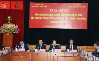 Đảng bộ Khối các cơ quan Trung ương: Vận dụng phong cách dân vận của Chủ tịch Hồ Chí tỷ lệ kèo nhà cái 
